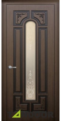 Дверь деревянная межкомнатная Адель венге ПО